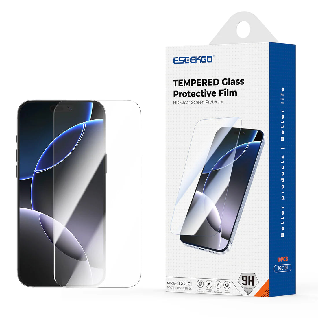 iPhone 13 Pro Max/14 Plus ESEEKGO TGC-01 HD Clear Tempered Glass Screen Protector