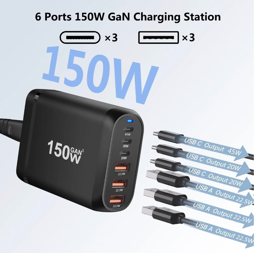 Vitog CG19 150W 3C+3A Fast Charging Station