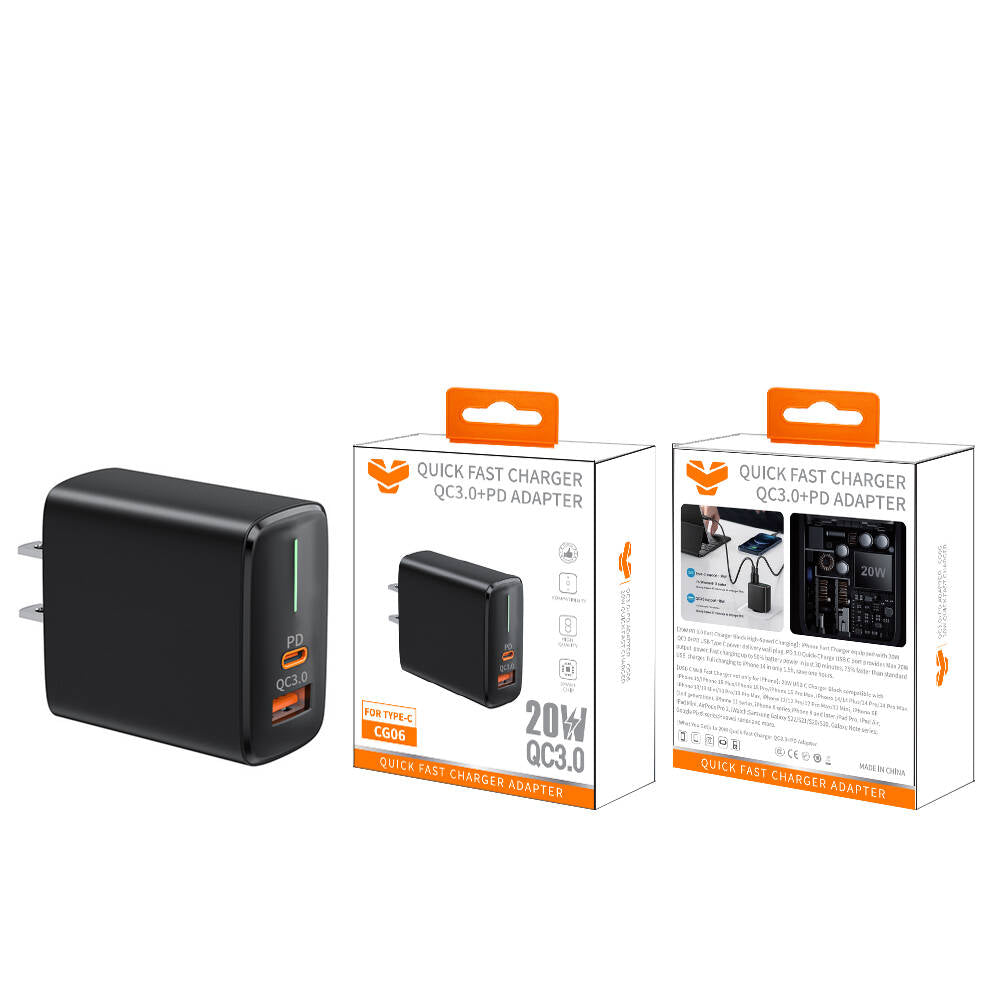 Vitog CG06 20W QC3.0+PD Wall Charger