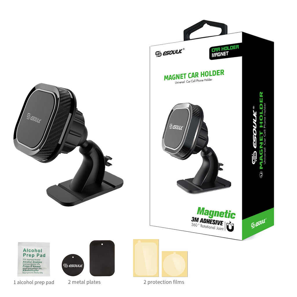 EH09PBK Esoulk Magnet Car Holder Stick On Dashboard