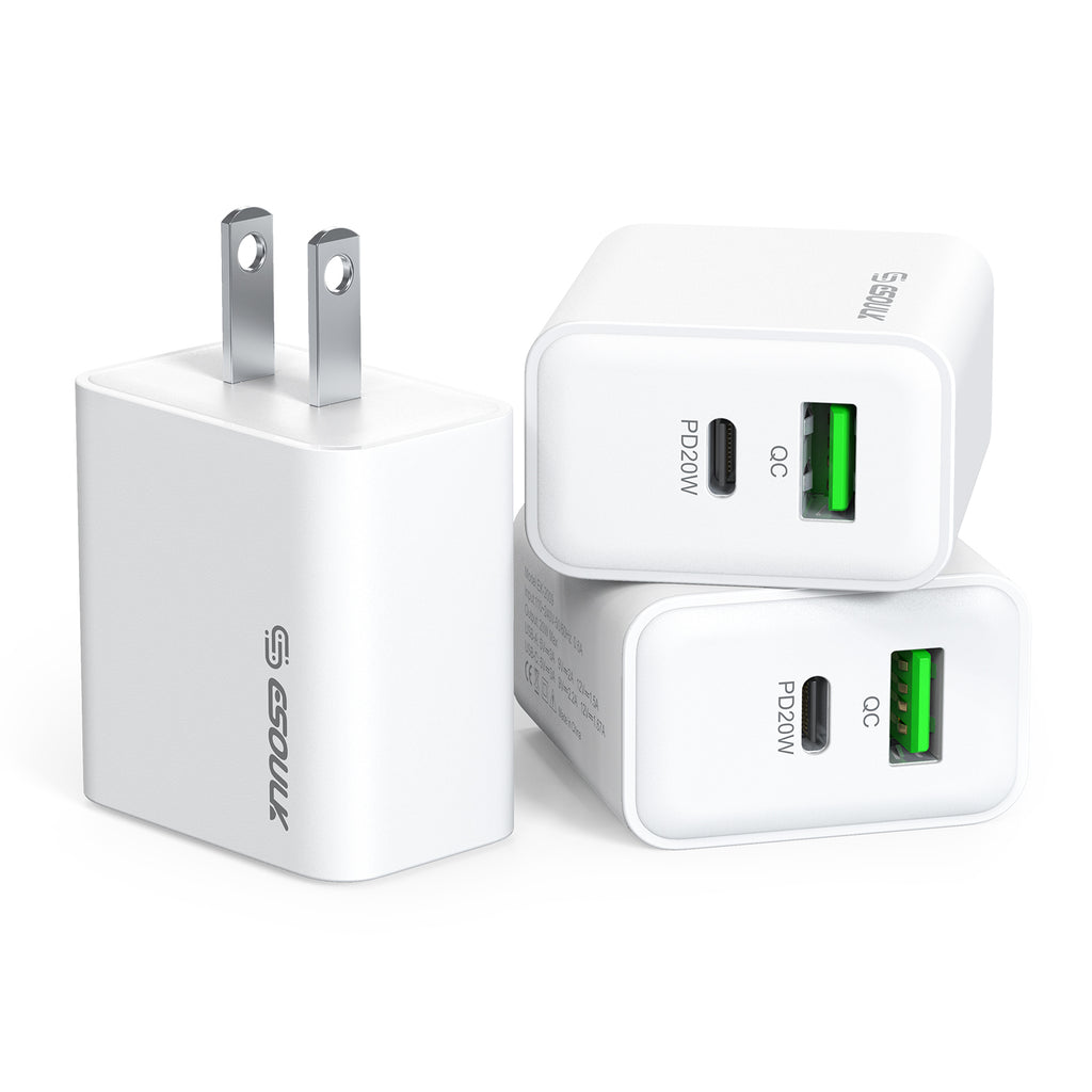 EK-2009WH 20W PD&QC Wall Charger
