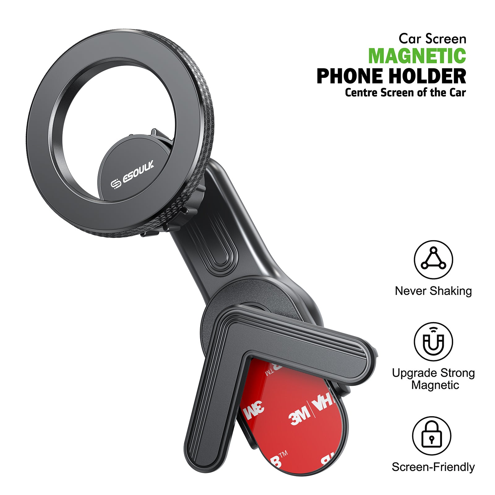 EK-3014BK Car Screen Magnetic Phone Holder For Tesla