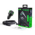 EK2014-BK-CC 145W Fast Charging Car Charger + 6FT 100W USB-C Braided Cable