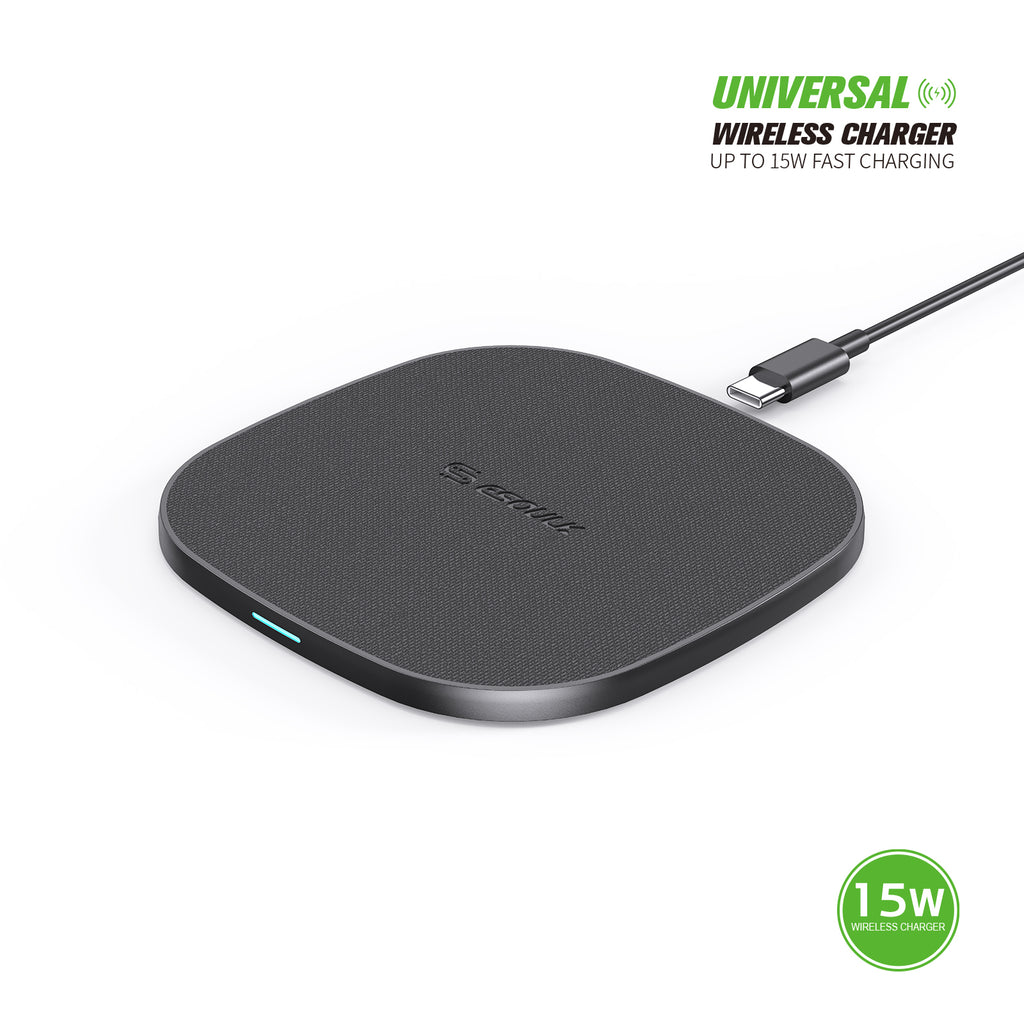 EW06-BK 15W QI Wireless Charger